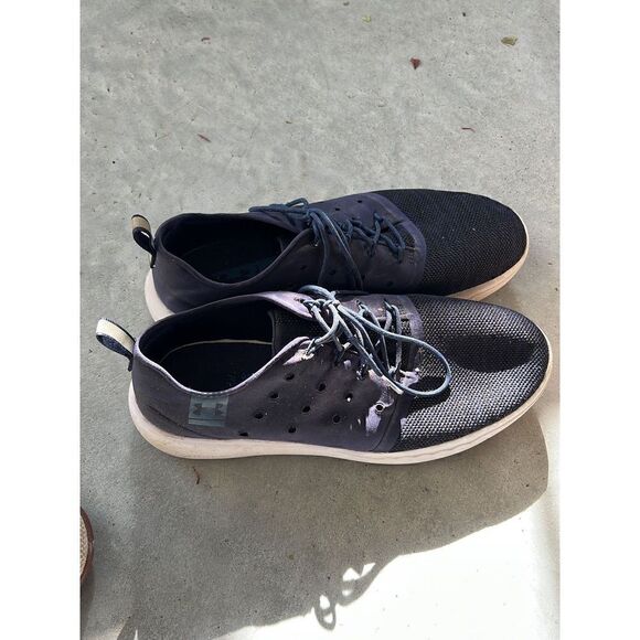 Navy Under Armour Sneaker Athletic Shoes size 11 Mens - Picture 1 of 3